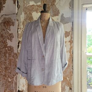 Eileen Fisher Light Gray Blazer